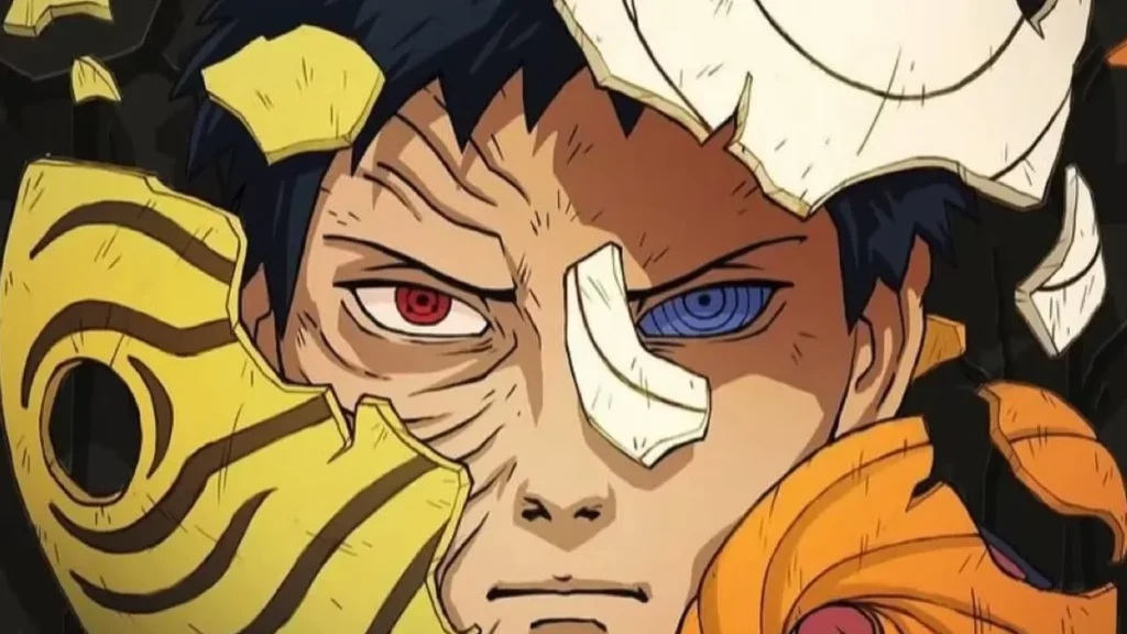 Obito with half mask and Sharingan